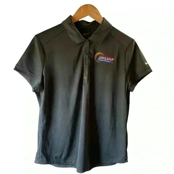 Daylight Nike Textured Stretch Polo Shirt Grey Color Size XL - Picture 1 of 16